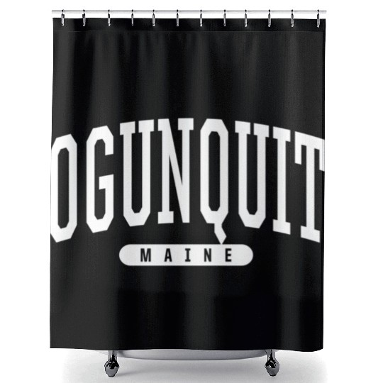 College Style Ogunquit Maine Shower Curtains