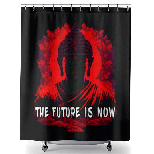 The Future is Now Shower Curtains