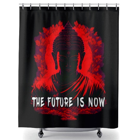 The Future is Now Shower Curtains