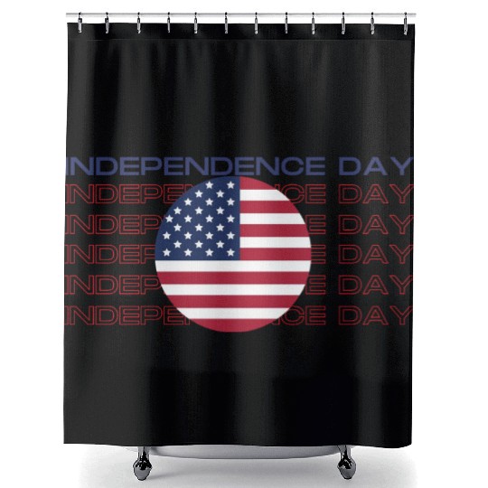 Happy independence day Shower Curtains