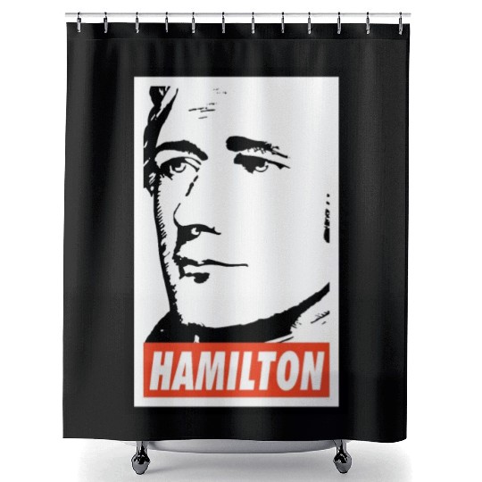 Alexander Hamilton Shower Curtains
