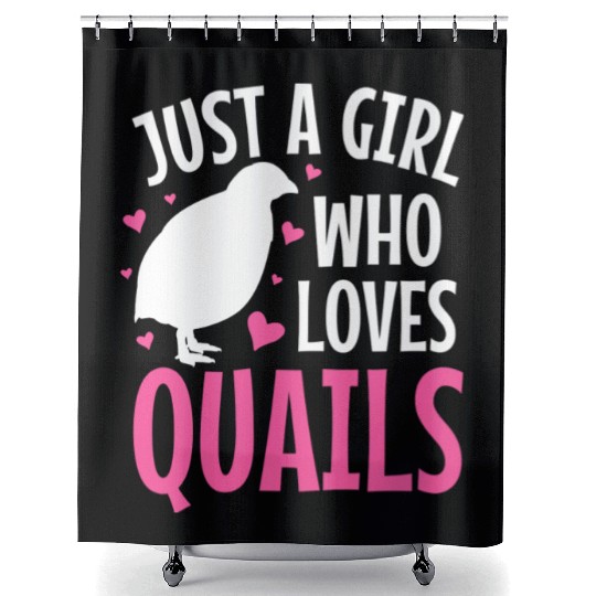 Quails Quail Lover Shower Curtains