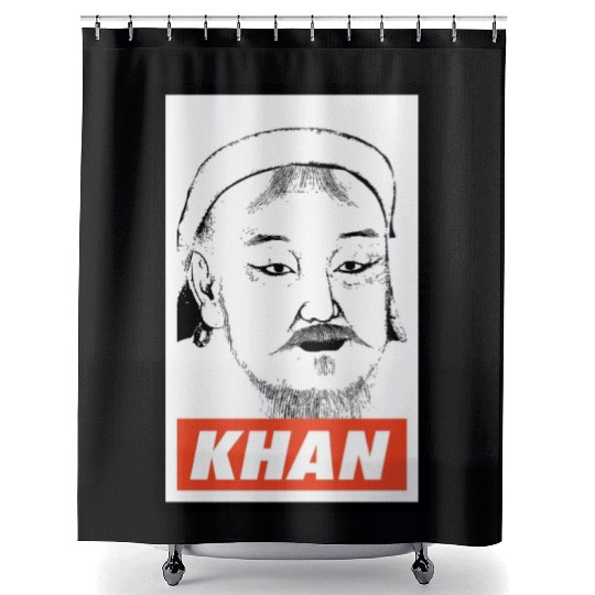 Genghis Khan Shower Curtains