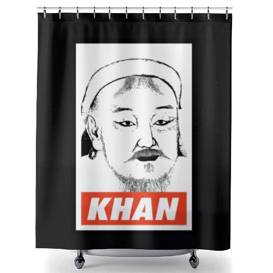 Genghis Khan Shower Curtains