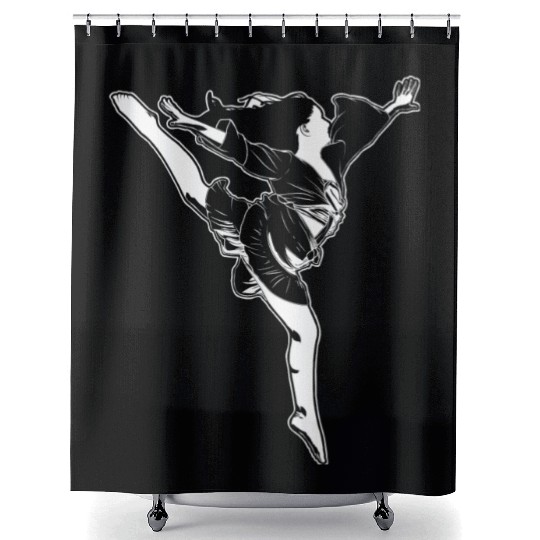 Female Dance Teacher Shower Curtains