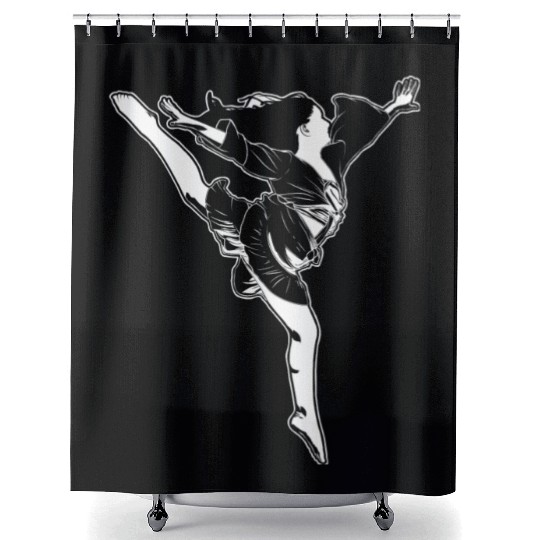 Female Dance Teacher Shower Curtains