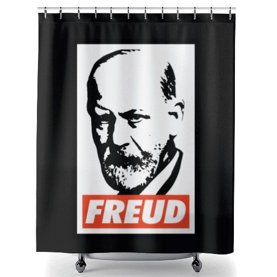 Sigmund Freud Shower Curtains