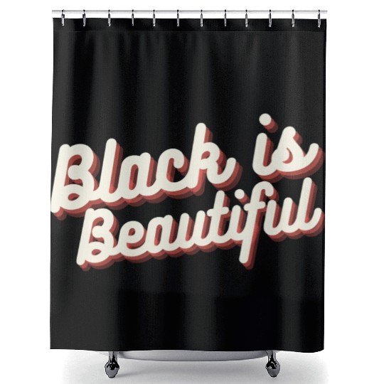 Black is Beautiful Shower Curtains