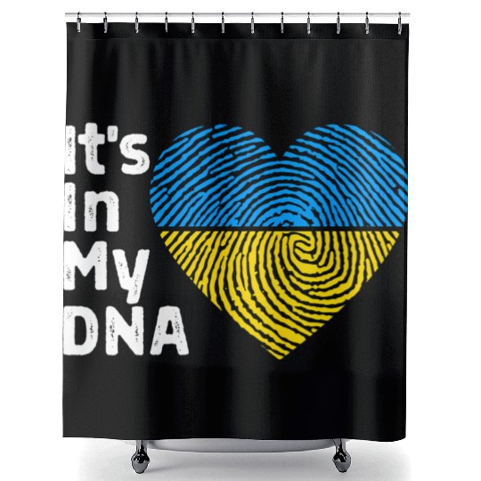 It'S In My Dna Ukraine I Stand With Ukraine Shower Curtains