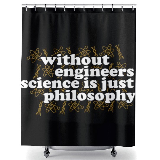 Philosophy Teacher Poetry Reading Book Science Shower Curtains