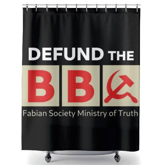 DEFUND BBC Fabian Society Ministry of Truth Shower Curtains