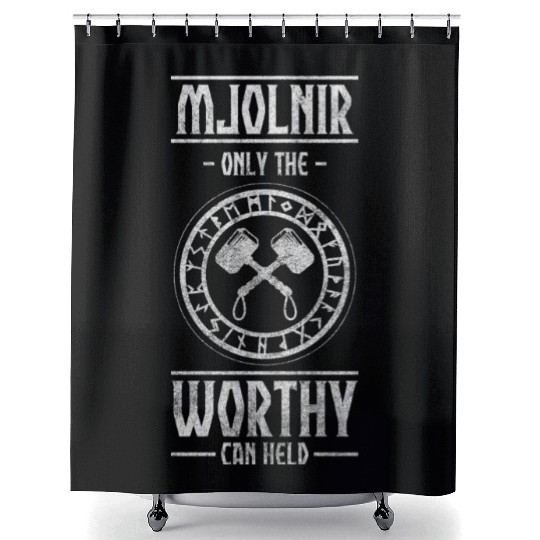 Thor North Asgard Celtic Shower Curtains