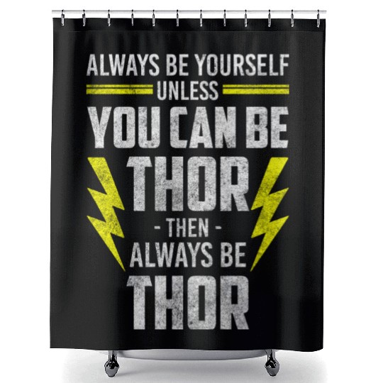 Thor Valhalla God Celtic Shower Curtains