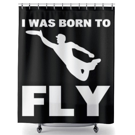Ultimate Frisbee Player Handler Shower Curtains