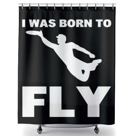 Ultimate Frisbee Player Handler Shower Curtains