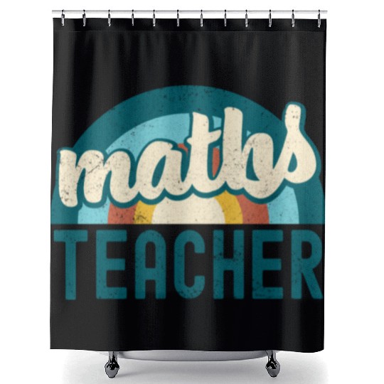 Math Teacher perfect gift for back to school Shower Curtains