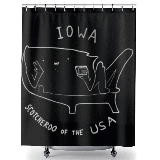 Iowa scotcheroos of the USA Shower Curtains