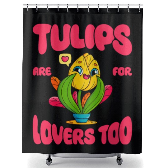 Tulip Gardening Cute Shower Curtains