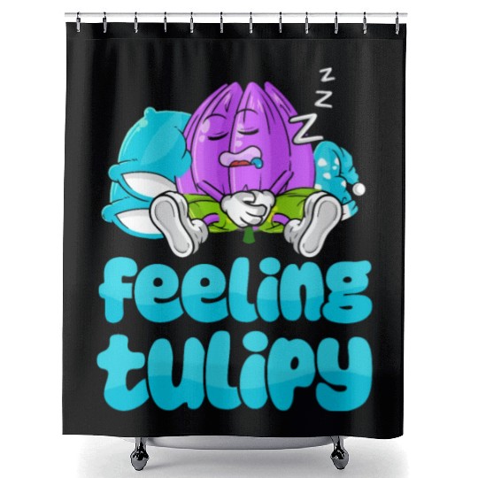 Tulip Gardening Cute Shower Curtains
