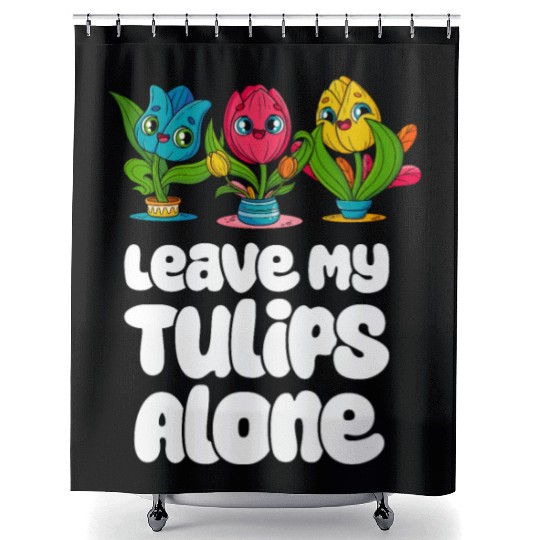 Tulip Gardening Cute Shower Curtains