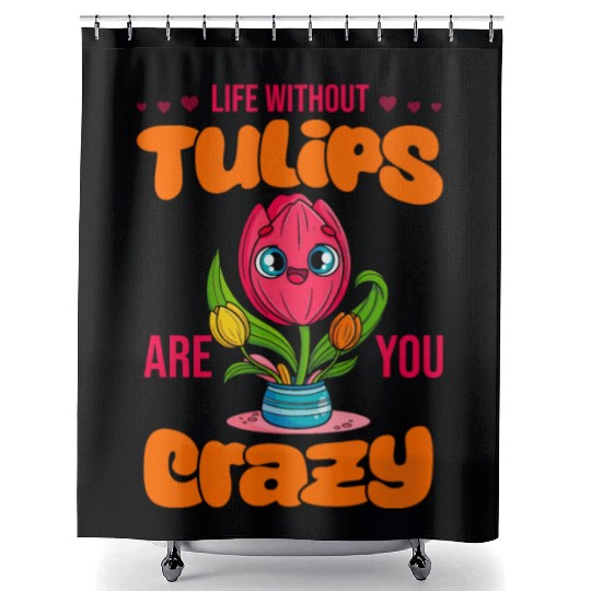 Tulip Gardening Life Shower Curtains