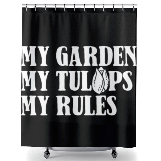 Tulip Gardening Tulips Shower Curtains