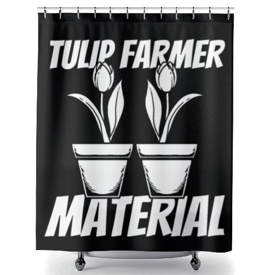 Tulip Gardening Tulips Shower Curtains