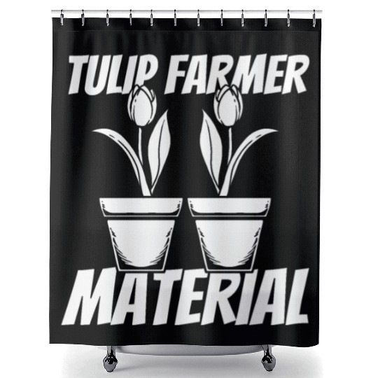 Tulip Gardening Tulips Shower Curtains