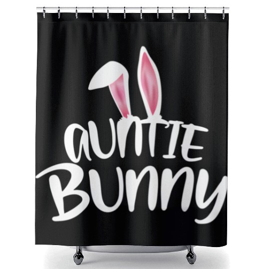 Aie Bunny Easter Family Shower Curtains