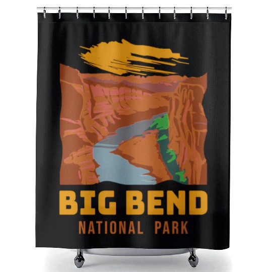 Big Bend National Park Novelty Shower Curtains
