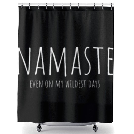 Yoga, Yoga Gift, Relax, Yoga Lover, Gift, Funny Shower Curtains