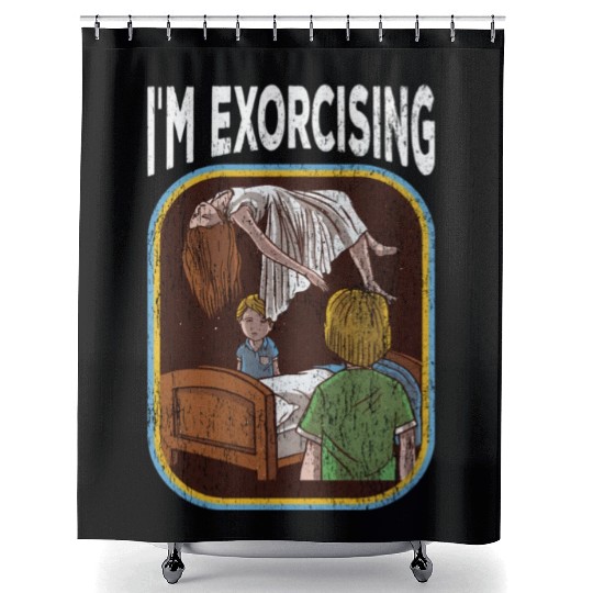 Horror Movie Nostalgia Shower Curtains