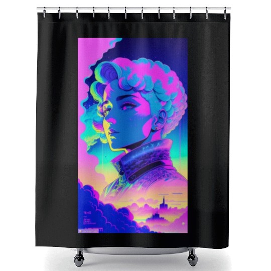 Ai technology using human thoughts Shower Curtains