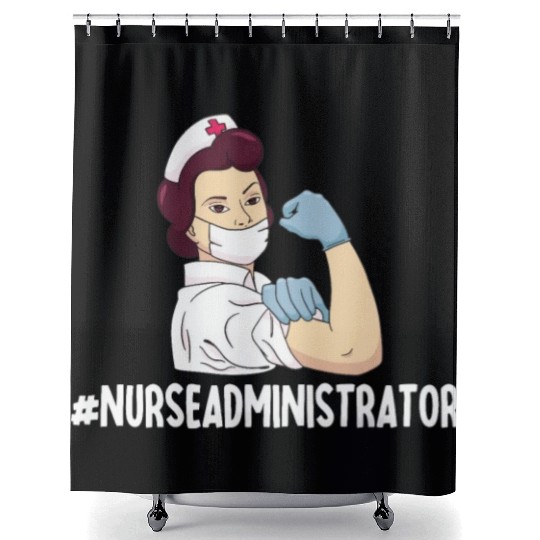 Nurse Administrator Apparel Nursing Shower Curtains