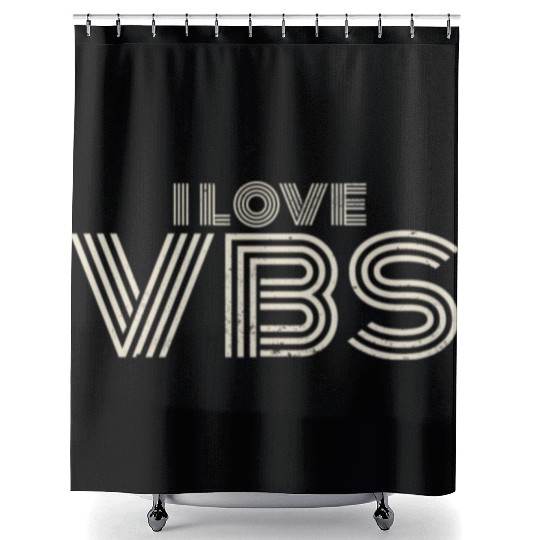 VBS Crew Summer Camp Vacation Teacher Student Shower Curtains