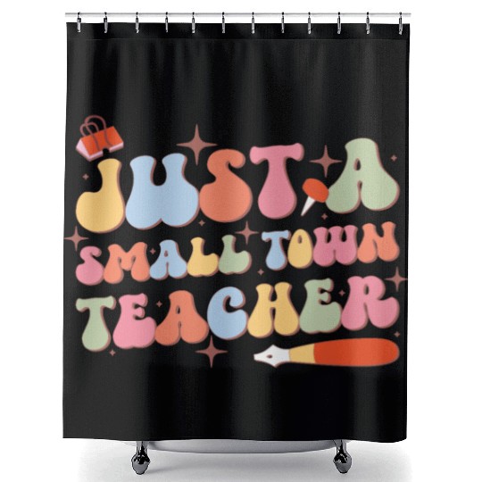 Just A Small Town Teacher, Back To School Shower Curtains