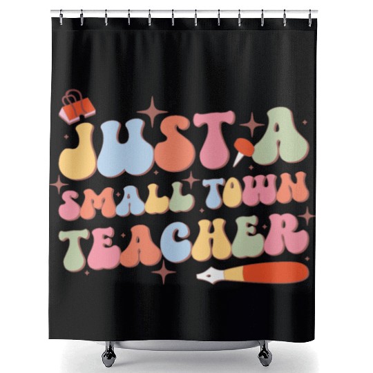 Just A Small Town Teacher, Back To School Shower Curtains