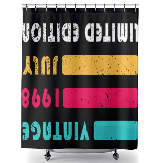 July 1998 Anniversary July 1998 July Shower Curtains