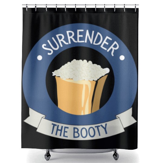 Funny Toddler Shower Curtains - "Surrender the Booty"