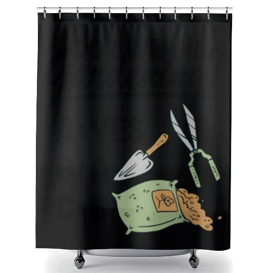 Do I Wanna Gardening Funny Gardener Plants Lover Shower Curtains