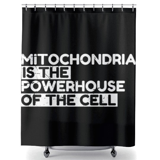 Mitochondria Is The Powerhouse Of The Cell Shower Curtains