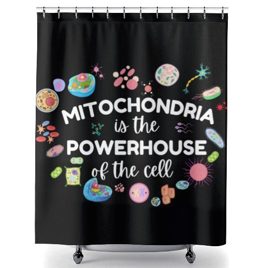 Mitochondria Is The Powerhouse Of The Cell Shower Curtains