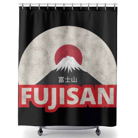 Japan Tokyo Mount Fuji Fujisan Shower Curtains