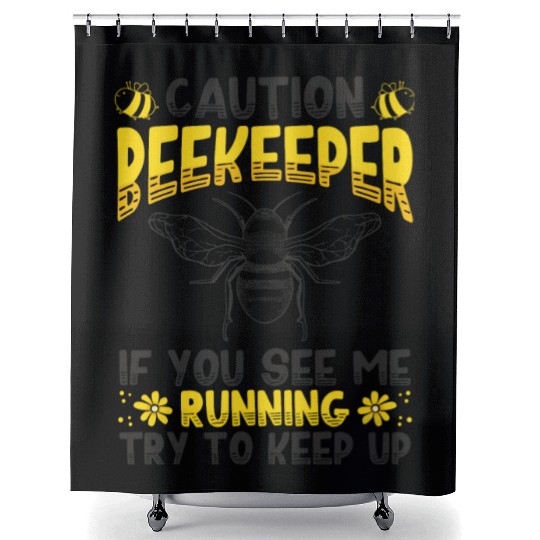 Beekeeper Idea Beekeeping Honey Bee Lover Shower Curtains