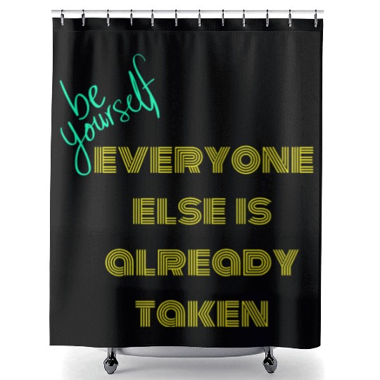 Unique Identity Shower Curtains - Be Yourself