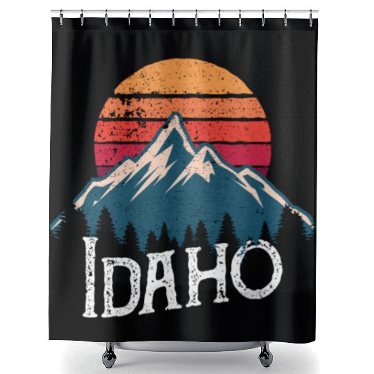 Idaho Id Moains Outdoor Wildness Shower Curtains