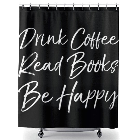 English Teacher Literary Drink Coffee Read Boo Be Shower Curtains