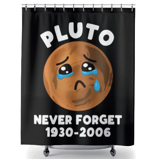 Pluto Never Forget 1930 2006 Shower Curtains