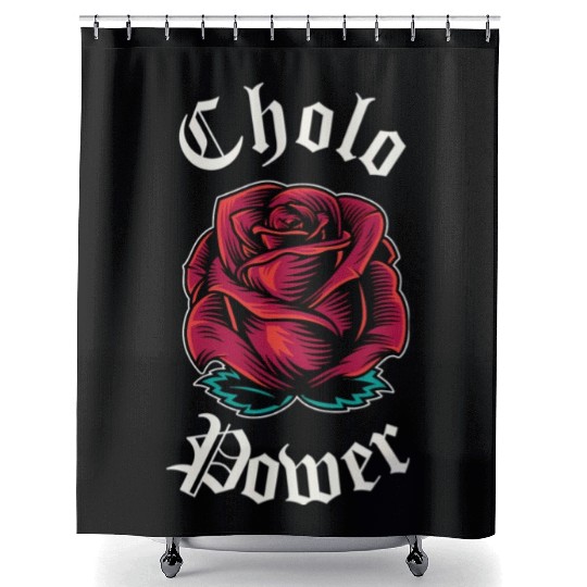 Cholo Power Mecan Chicano Cholo For Cholo Shower Curtains