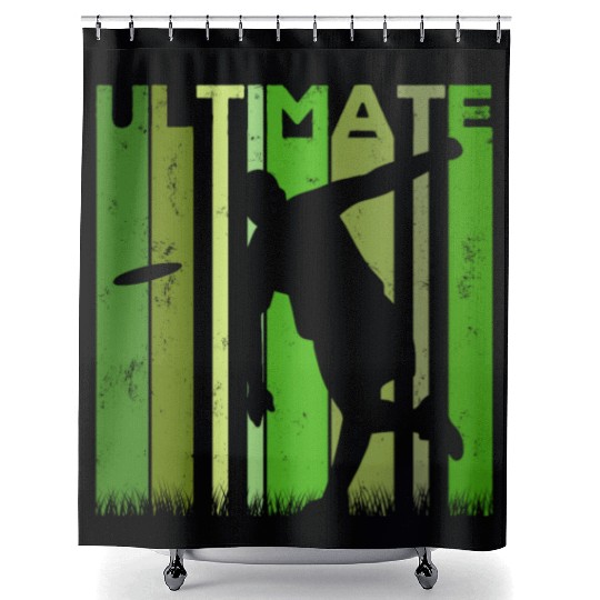 Ultimate Frisbee Frolf Disc Golf Flying Disc Sport Shower Curtains